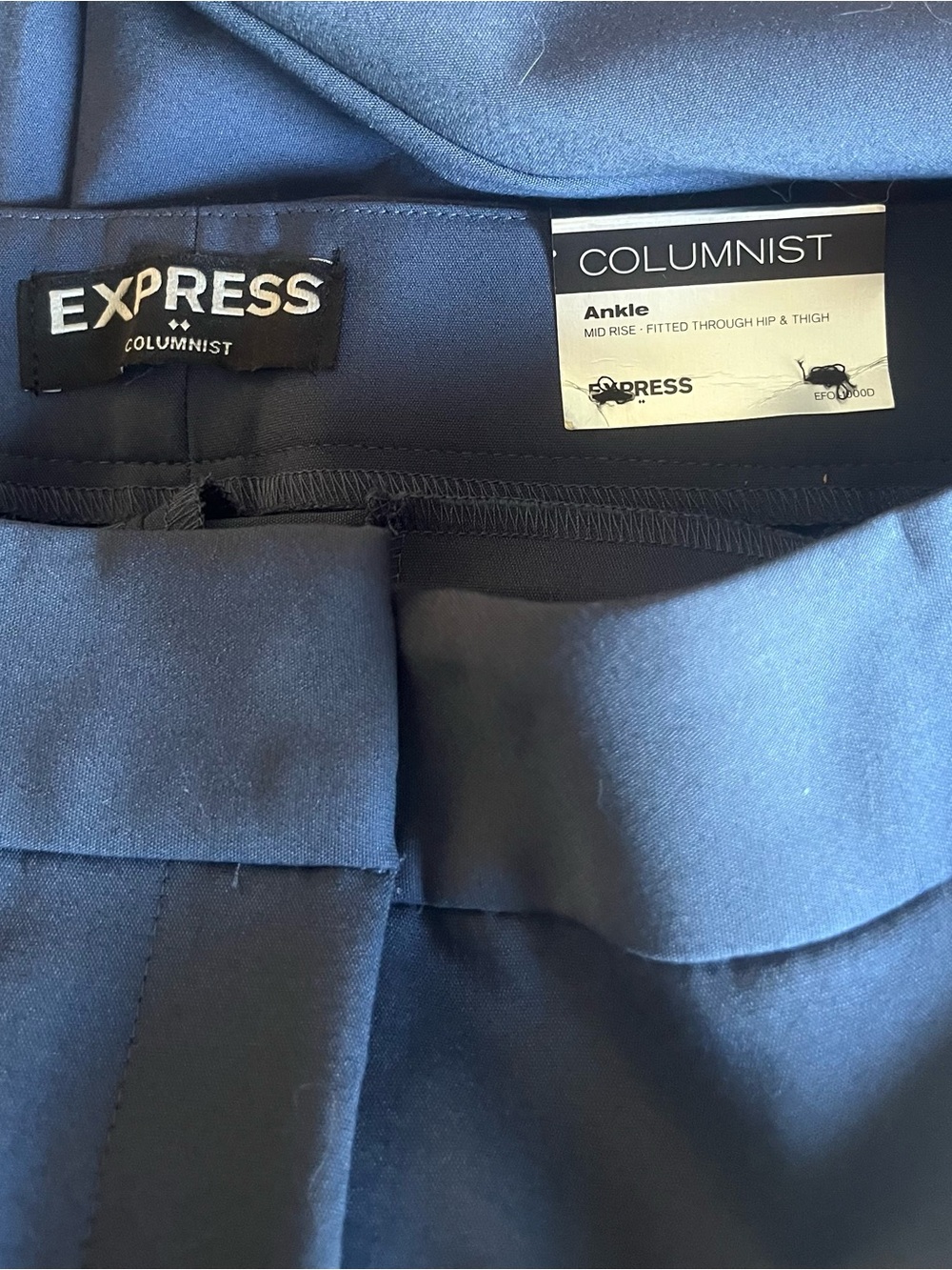 Express Columnist Ankle Pants - Blue